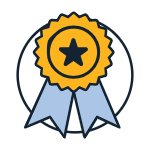 Badges and achievements icon